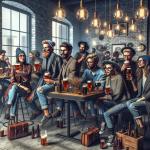 DALL·E 2023-11-12 17.21.21 - A photorealistic image of a hipster beer party. The scene shows a group of hip, trendy individuals, diverse in gender and ethnicity, enjoying craft be.png